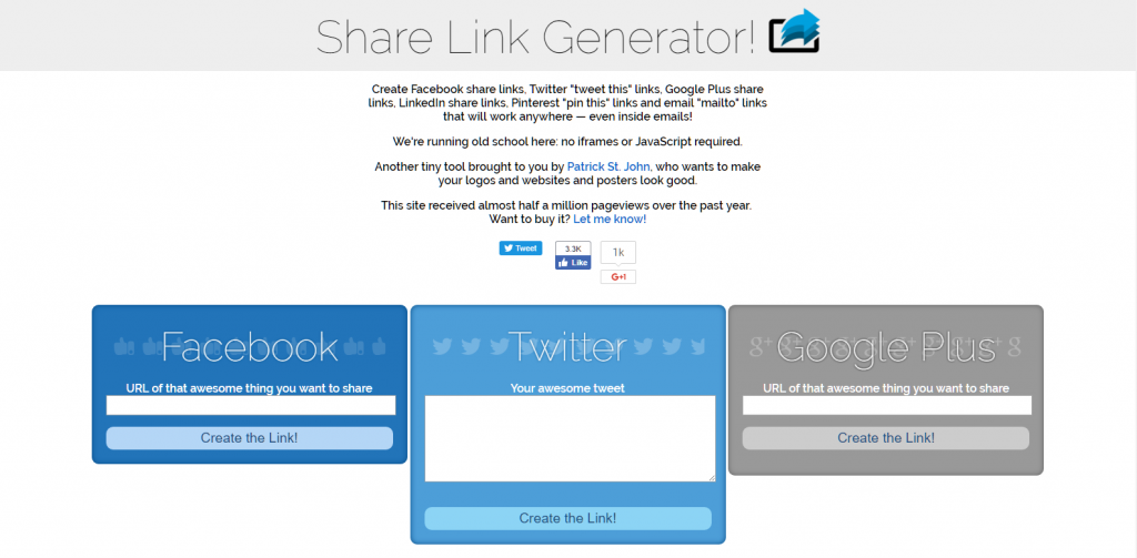 Share Link Generator
