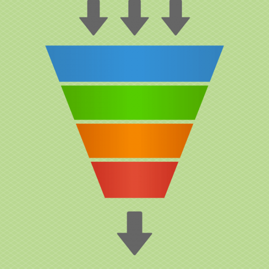 Воронка продаж картинка без надписей