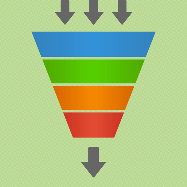 Воронка продаж картинка для презентации