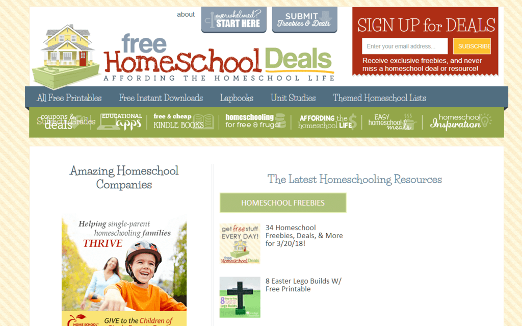 Free Homeschool Deals